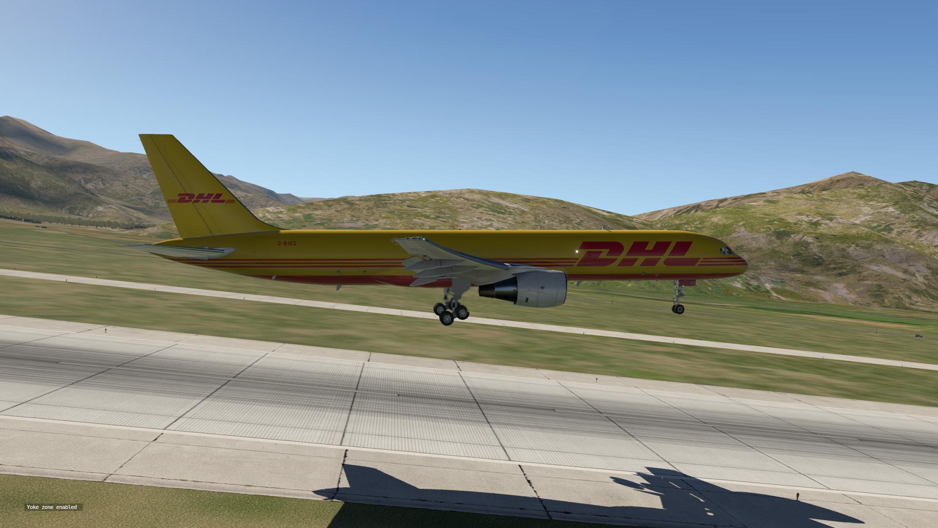 FF757DHL快递，高原飞行ZUUU-ZULS（成都-拉萨）-7139 