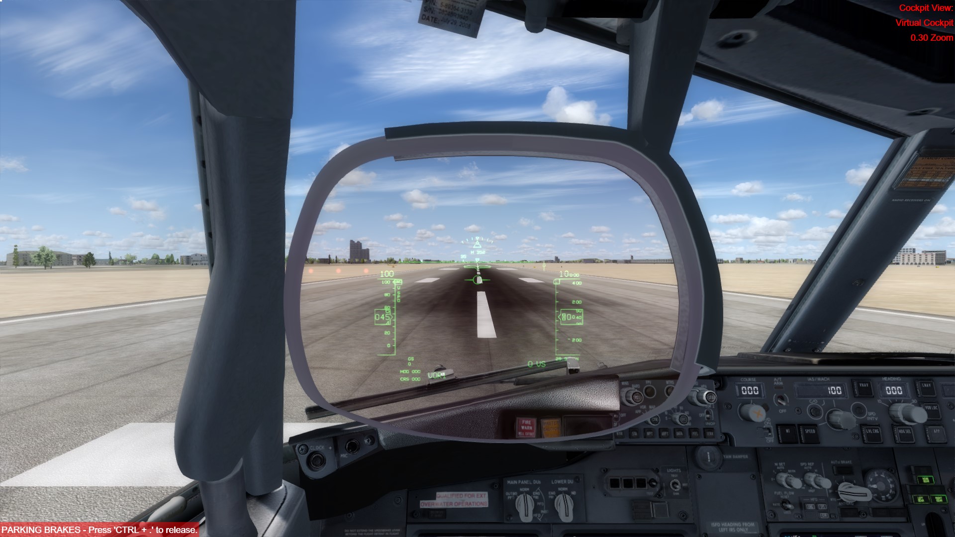 PMDG737的HUD没东西，怎么打开呢（已解决）-6522 