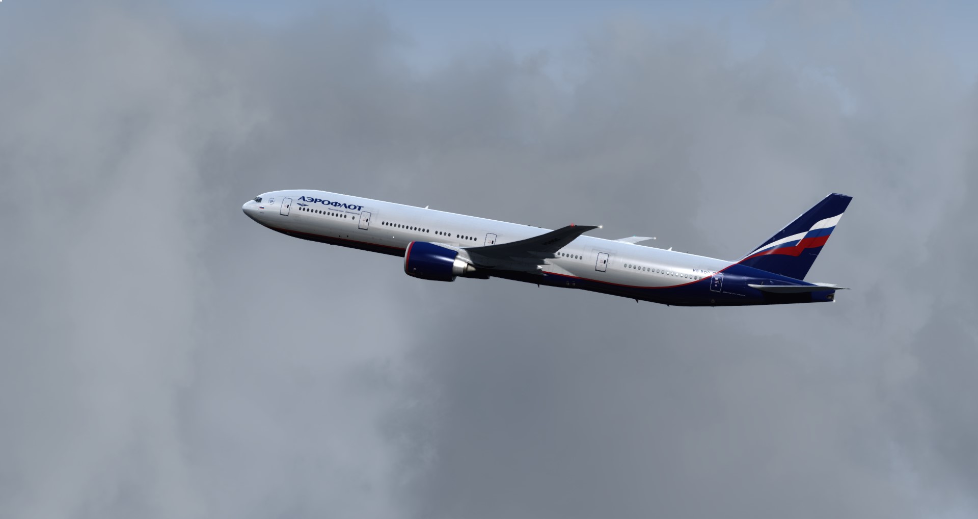 P3D V4 77W Aeroflot ZGGG-UUEE-7996 