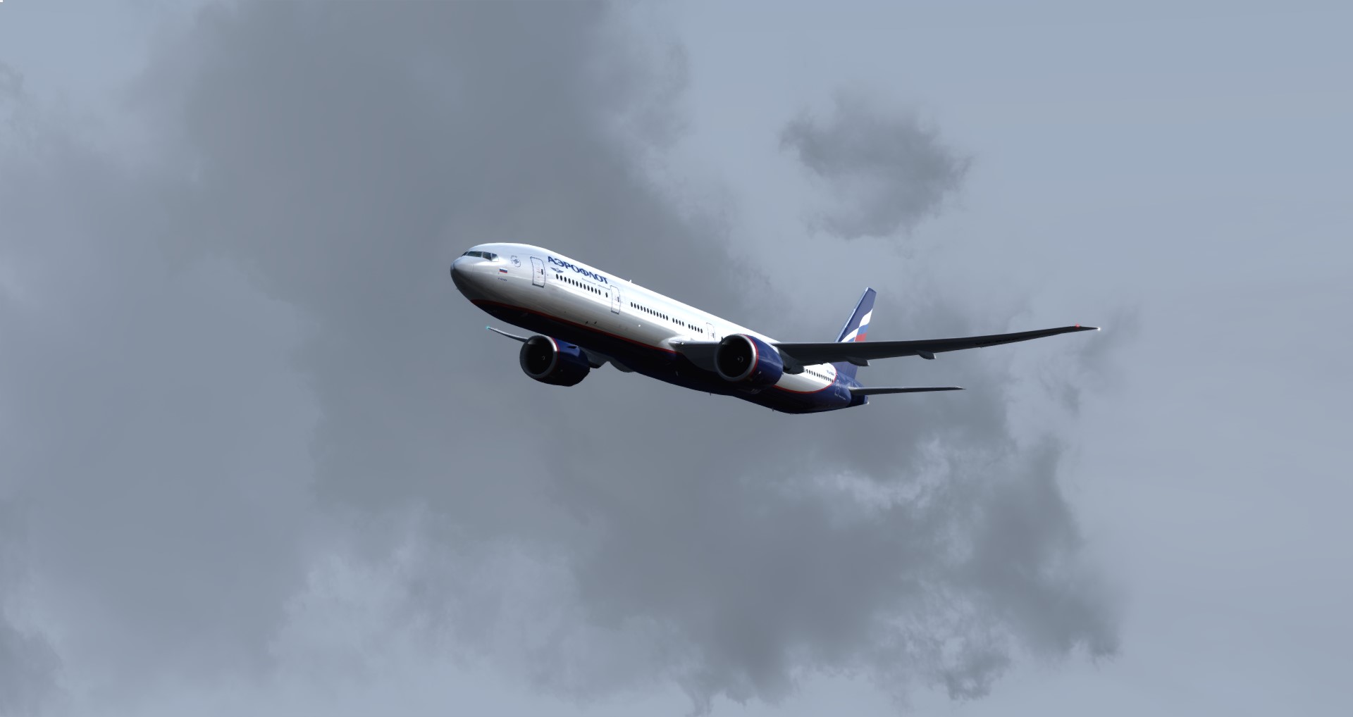 P3D V4 77W Aeroflot ZGGG-UUEE-2880 
