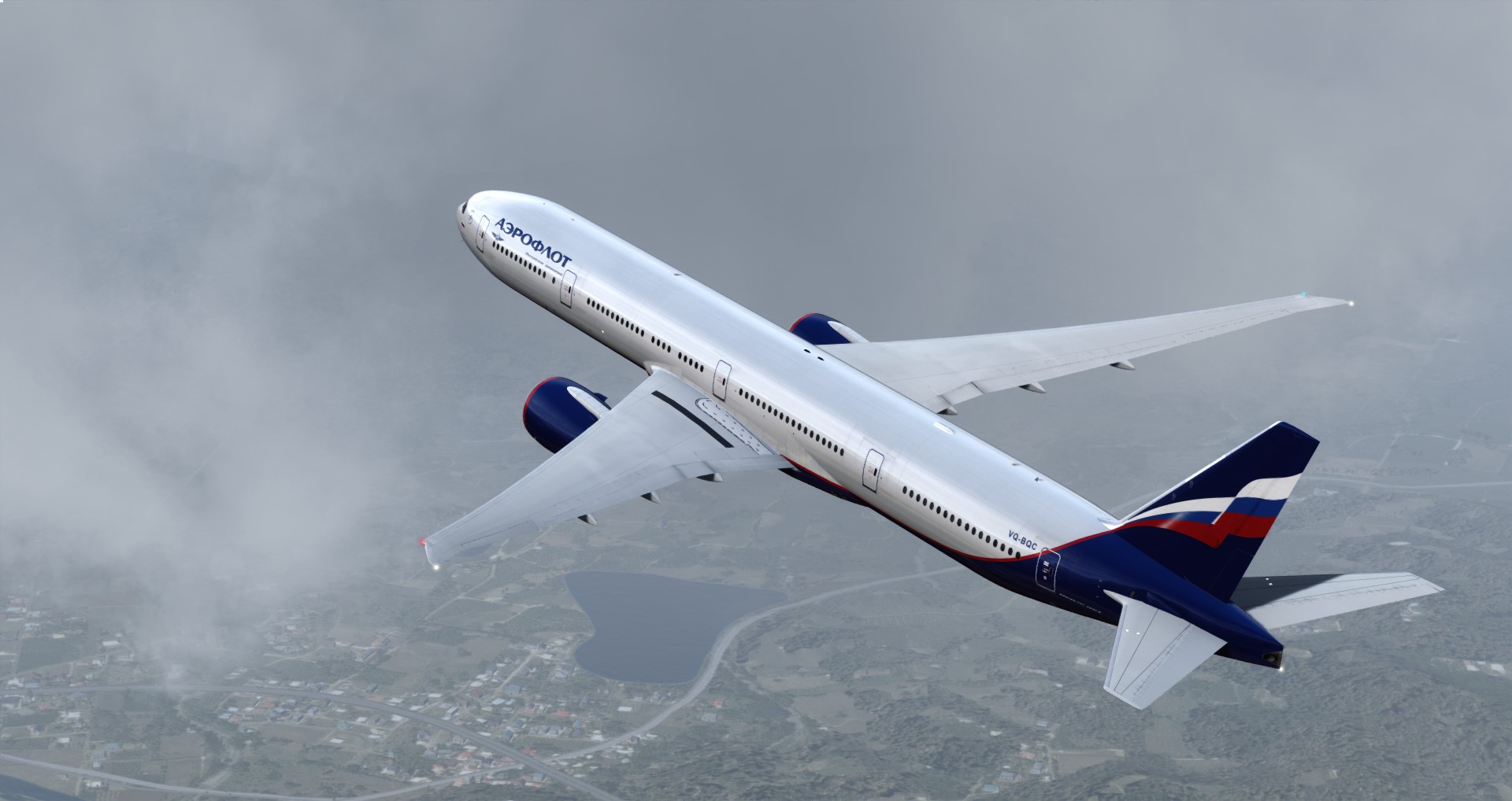 P3D V4 77W Aeroflot ZGGG-UUEE-334 