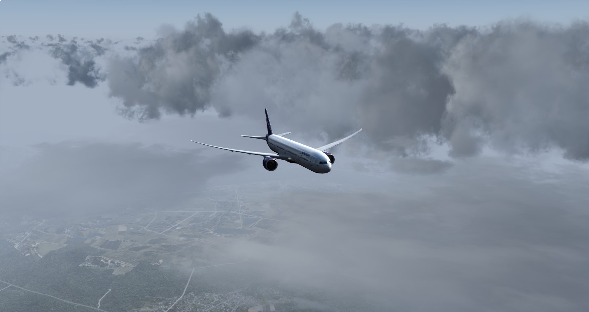 P3D V4 77W Aeroflot ZGGG-UUEE-1567 