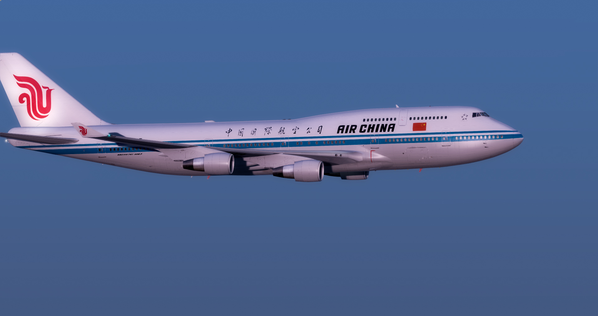 中美空中女皇殿下的冬季诱惑！PMDG747 空军一号-3184 