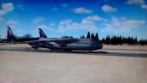 AN-225全球最大运输机起飞了-6186 