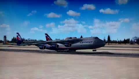 AN-225全球最大运输机起飞了-8976 