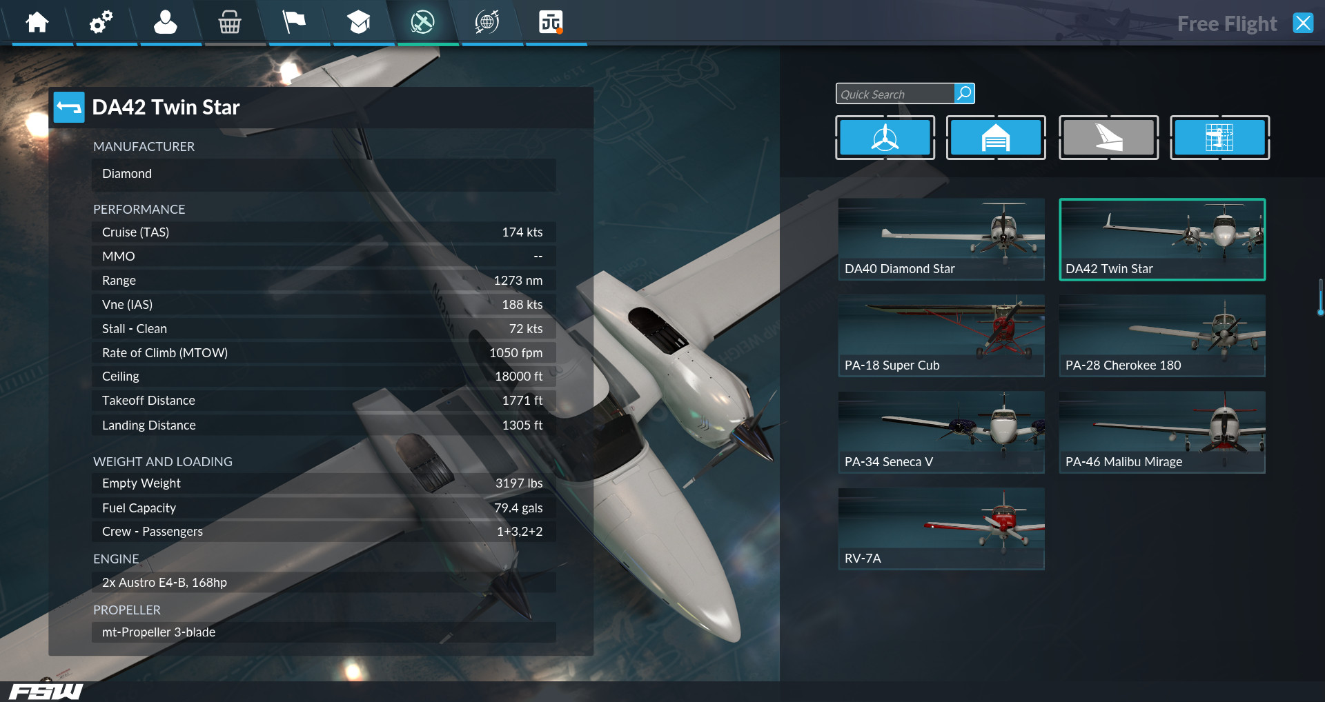 Flight Sim World默认七款小型飞机图片-6010 