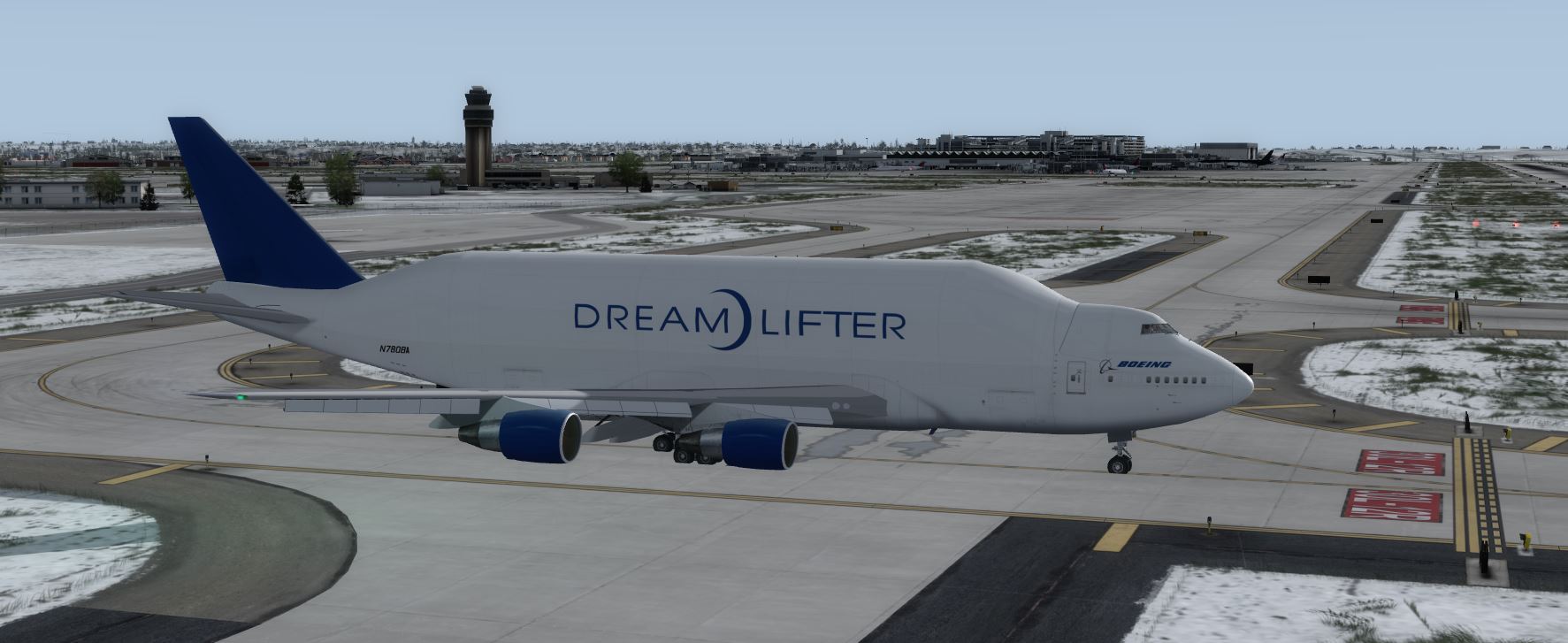 Boeing 747-400LCF DreamLifter @ KMSP-7412 