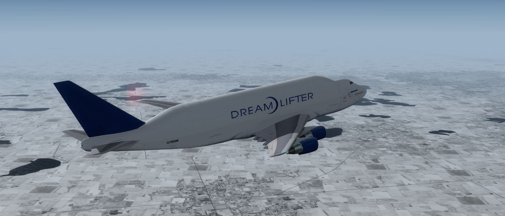 Boeing 747-400LCF DreamLifter @ KMSP-1467 