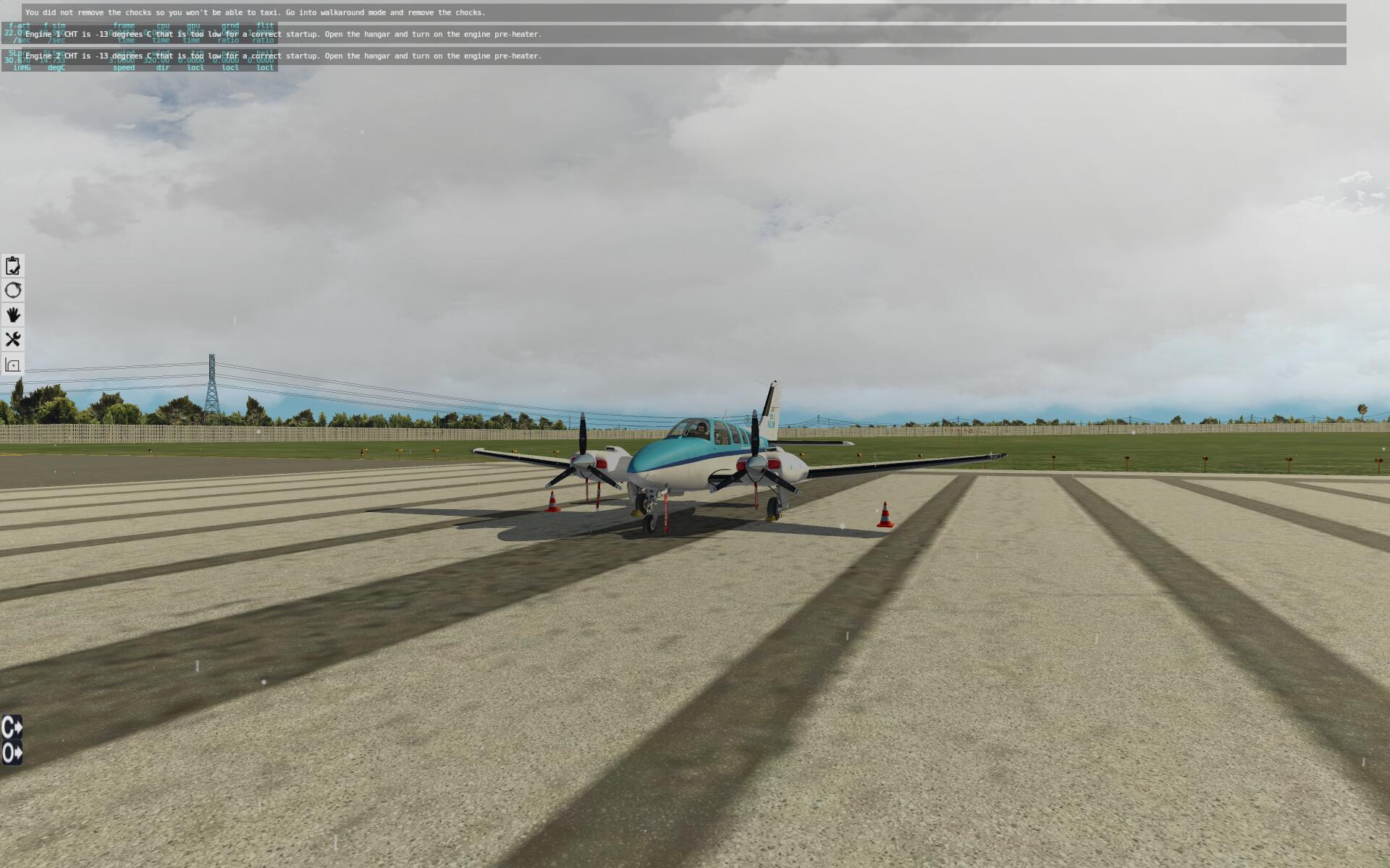 CARENADO - B58 BARON v3.2 REP的奇怪错误。-8065 
