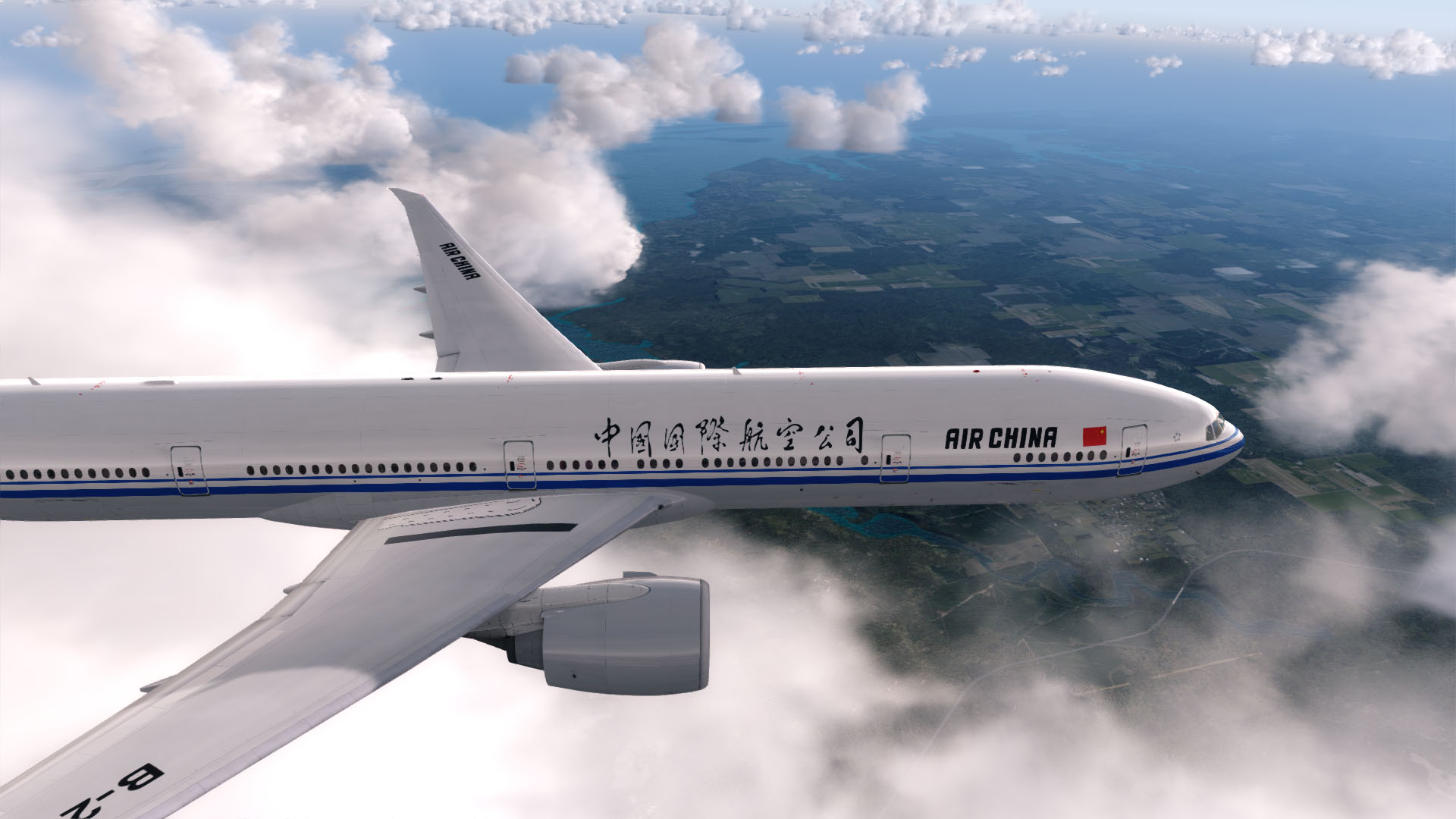 好久没来了，今天继续大家伙Air China 773-6000 