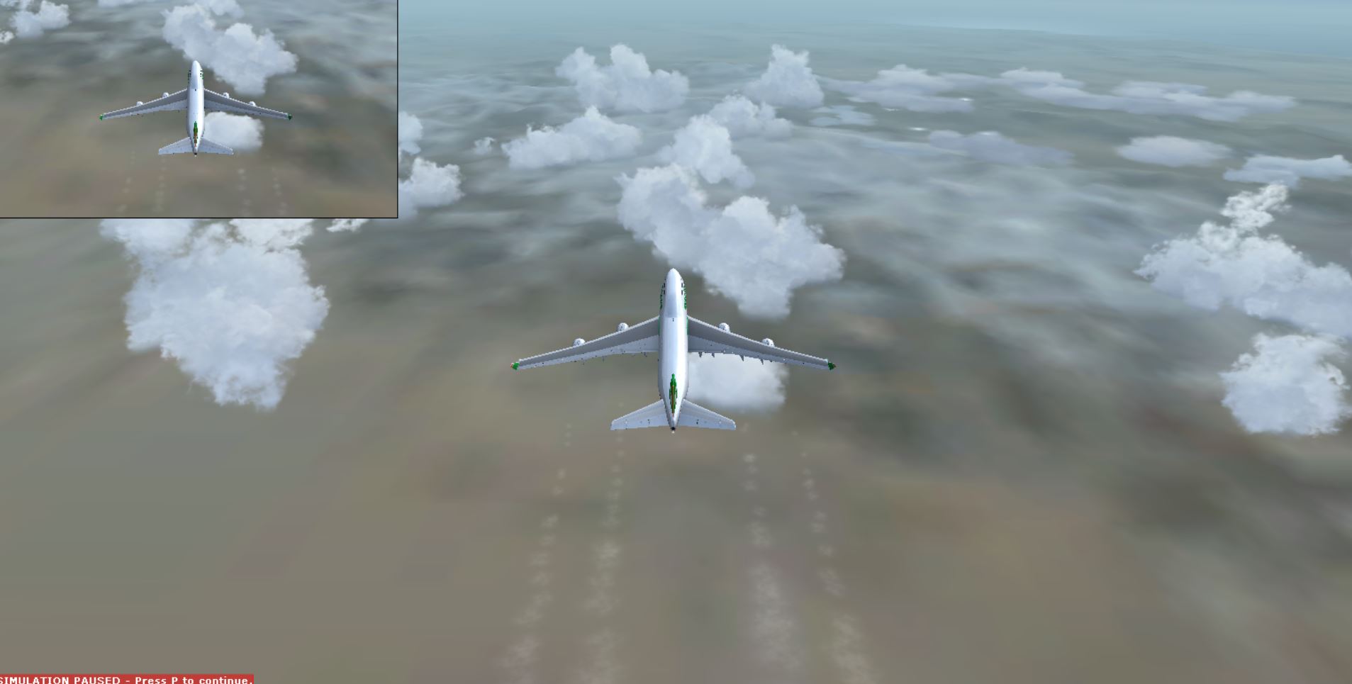 这是地景读取速度跟不上飞机飞行速度吗?-6494 