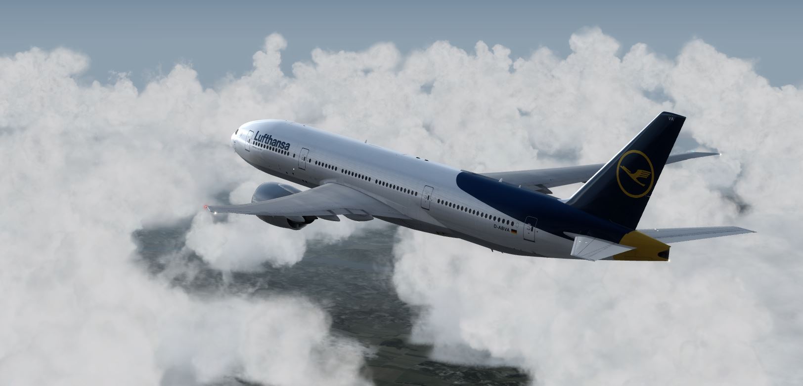 B777-200 Lufthansa 2018 new livery-8190 