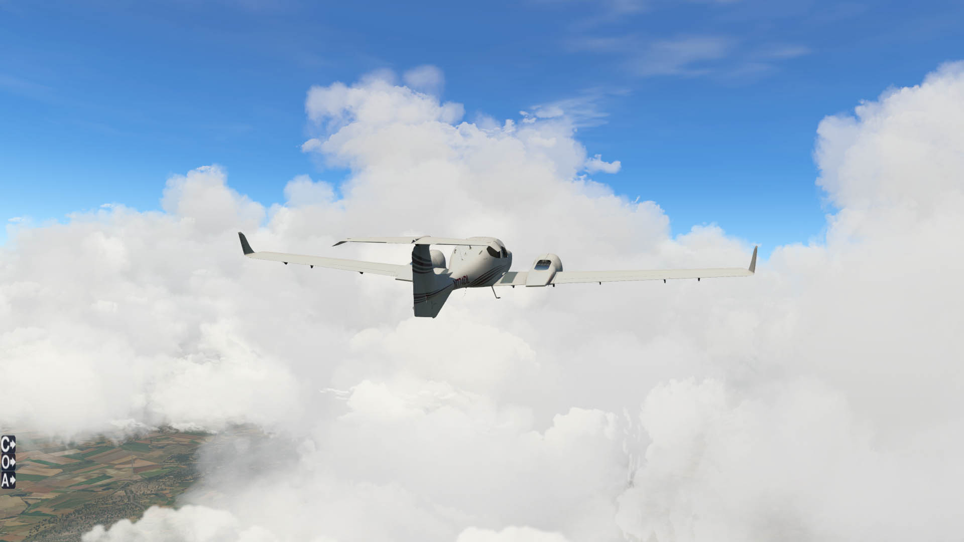 小评xplane11+skymass pro 4.5 美图（今天刚上传的小飞机D42）-5979 