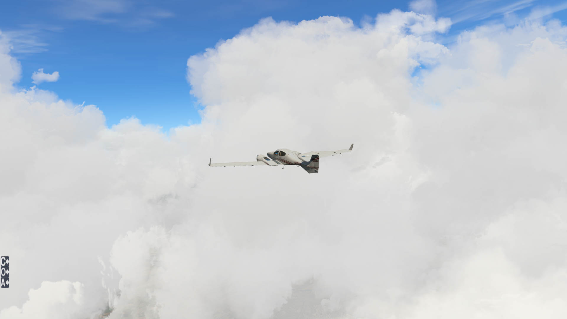 小评xplane11+skymass pro 4.5 美图（今天刚上传的小飞机D42）-1768 