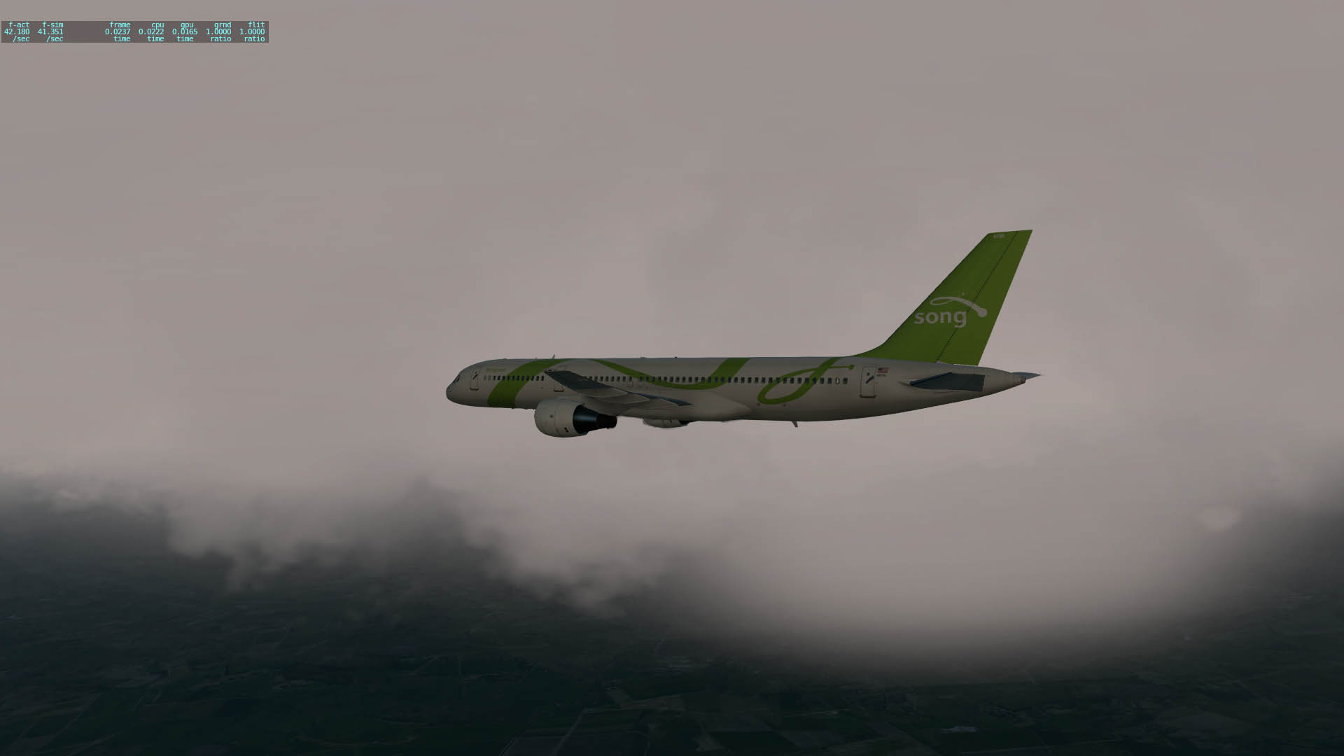 小评xplane11+skymass pro 4.5 美图（今天刚上传的小飞机D42）-6324 