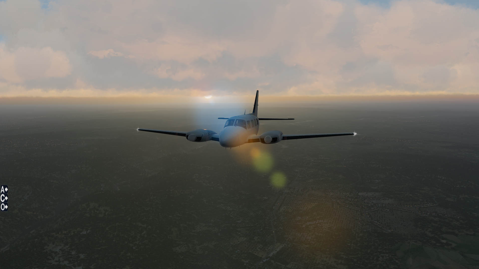 小评xplane11+skymass pro 4.5 美图（今天刚上传的小飞机D42）-2836 