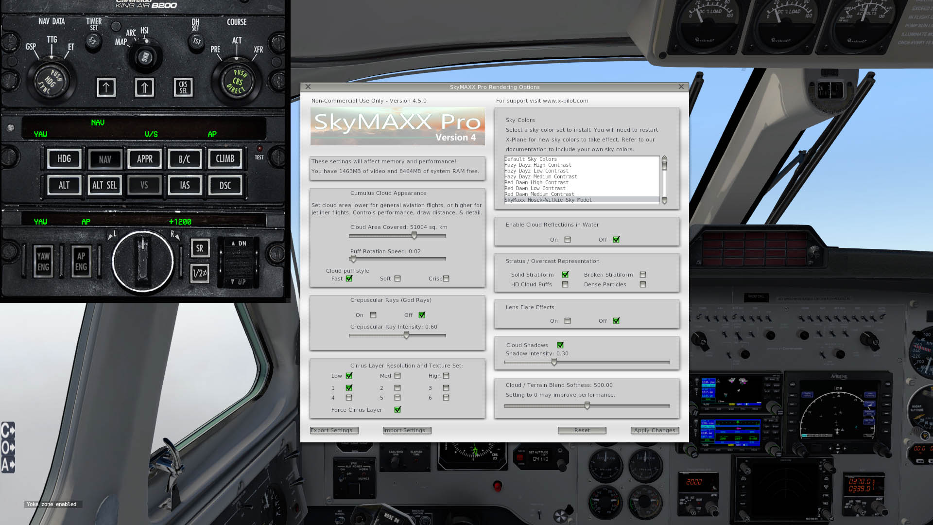 小评xplane11+skymass pro 4.5 美图（今天刚上传的小飞机D42）-9226 