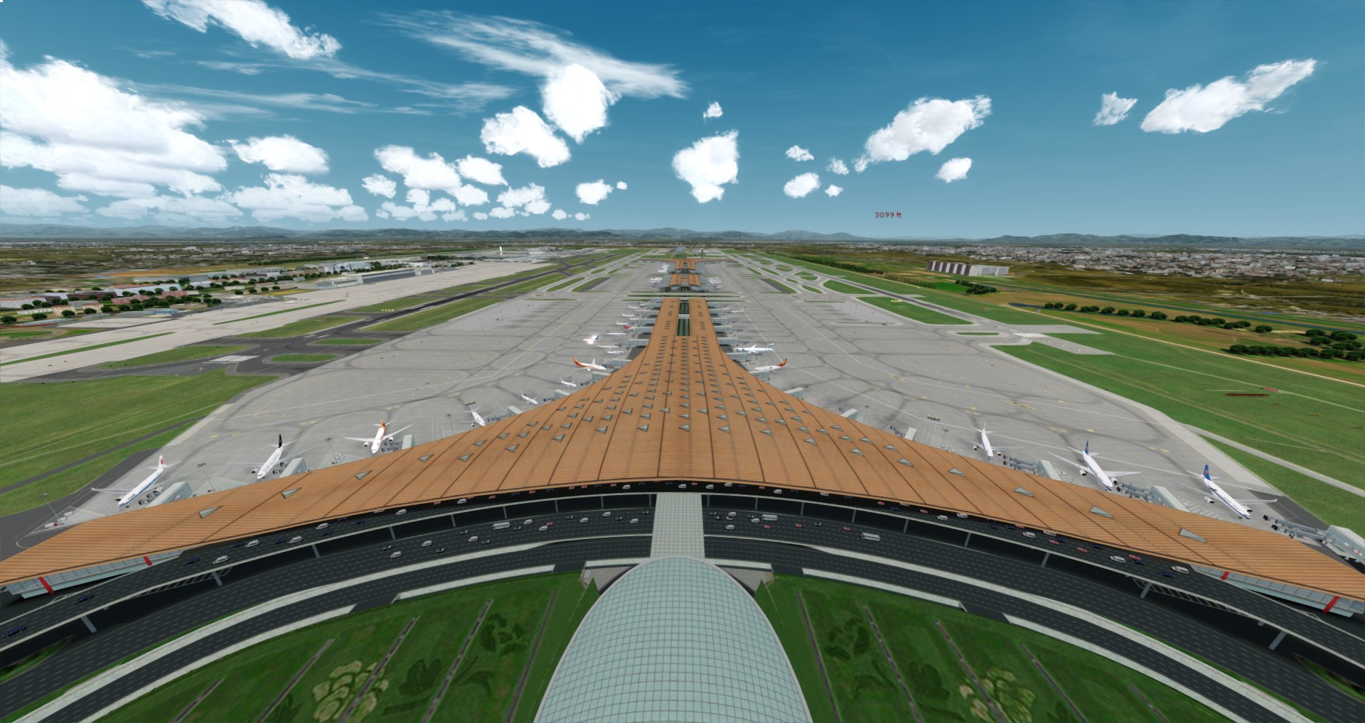 P3D V4 77W Cathay ZBAA-VHHH-5263 