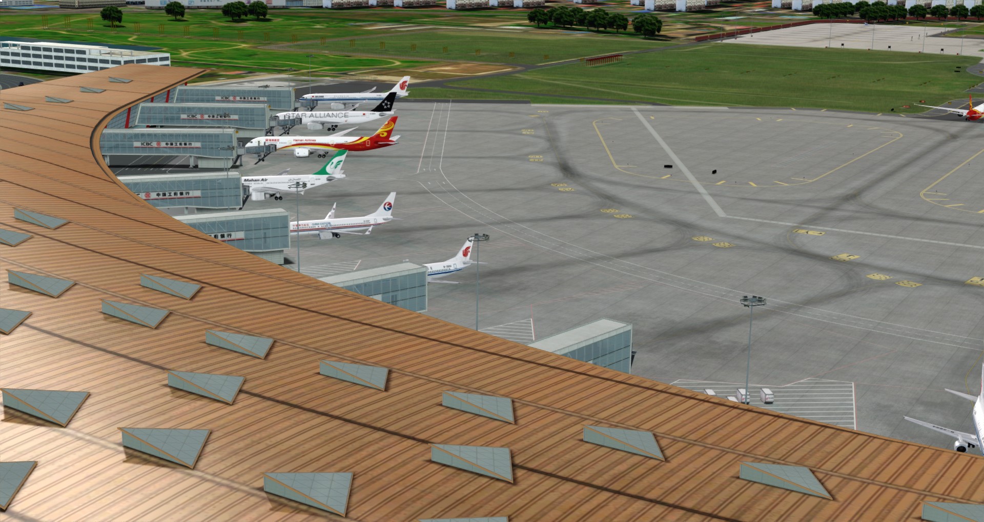 P3D V4 77W Cathay ZBAA-VHHH-45 