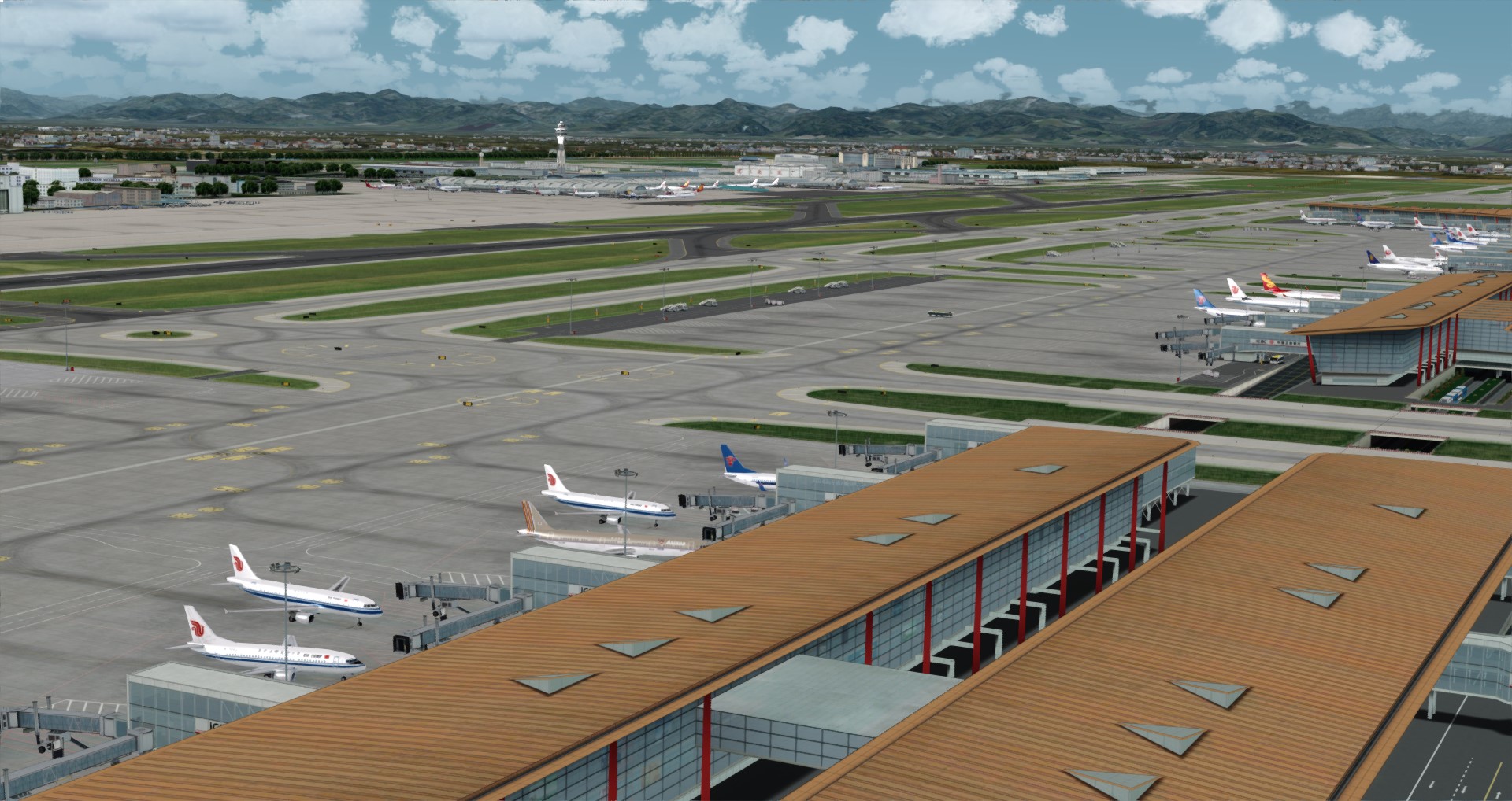 P3D V4 77W Cathay ZBAA-VHHH-4070 
