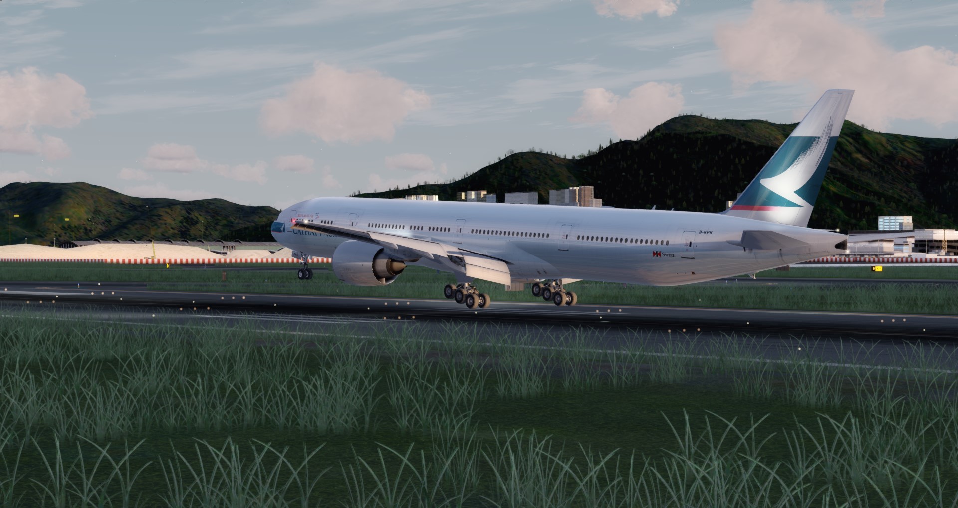 P3D V4 77W Cathay ZBAA-VHHH-3069 