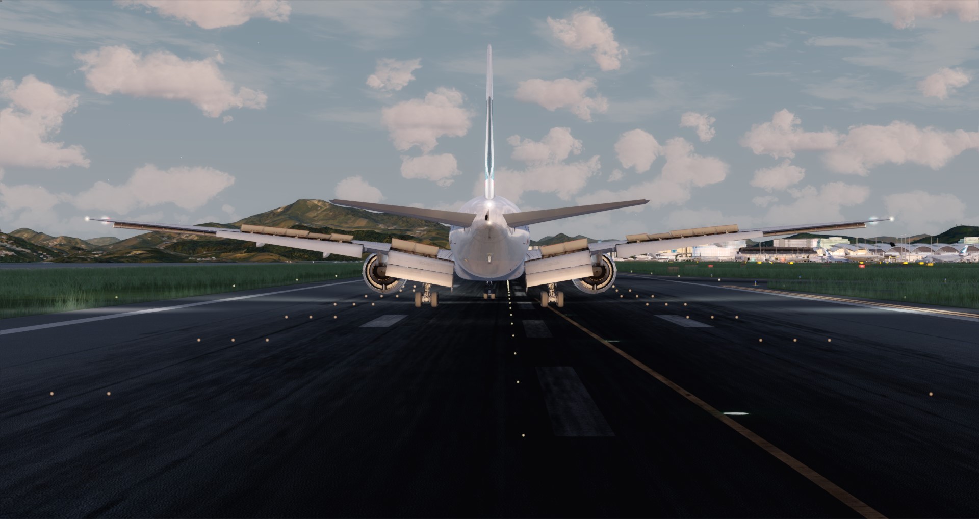 P3D V4 77W Cathay ZBAA-VHHH-1680 