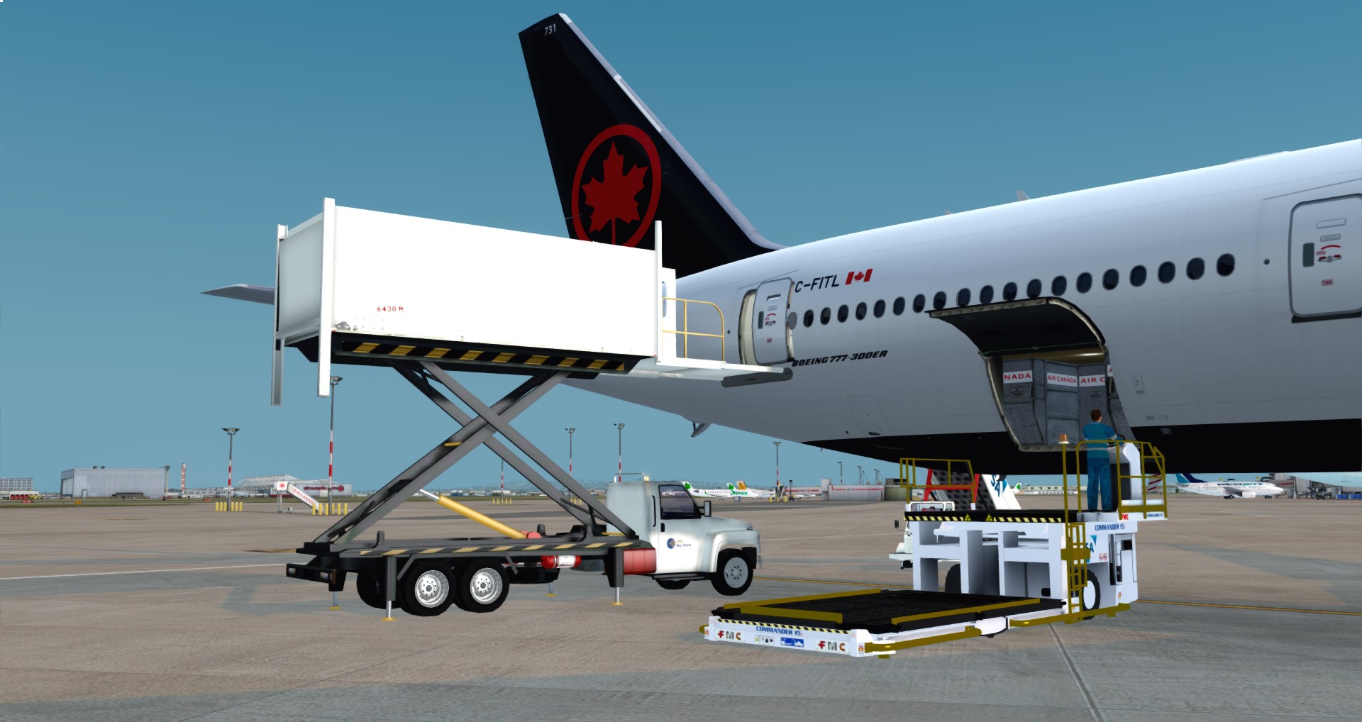 P3D V4 77W Air Canada CYUL-KMIA-7020 