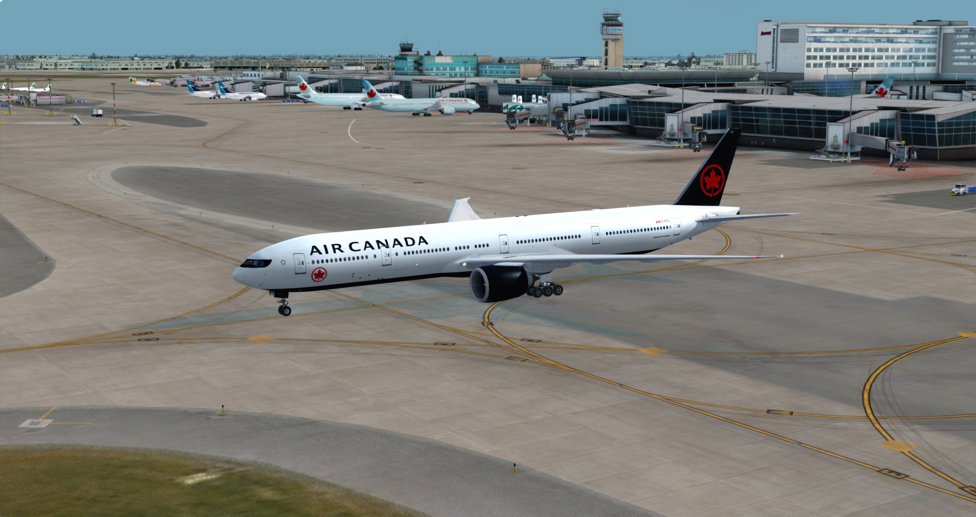 P3D V4 77W Air Canada CYUL-KMIA-6761 