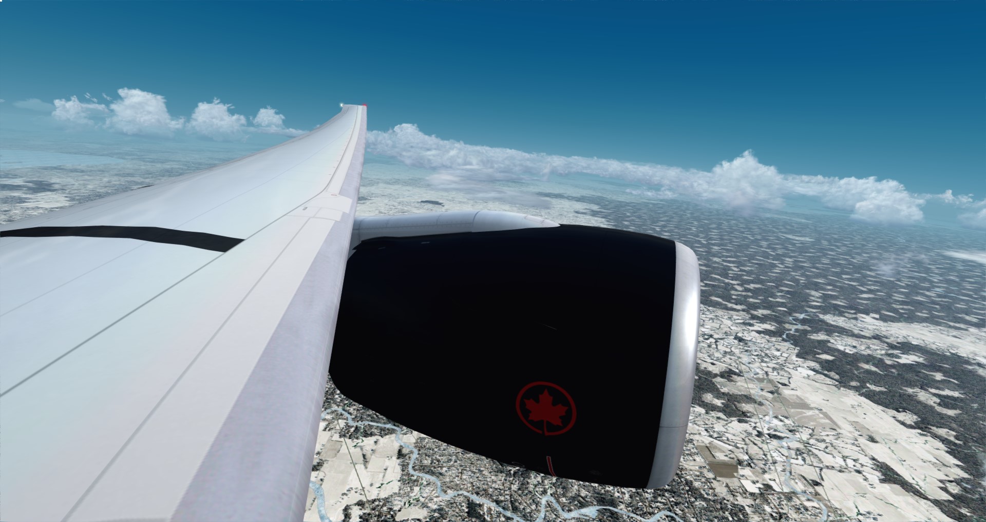 P3D V4 77W Air Canada CYUL-KMIA-1458 