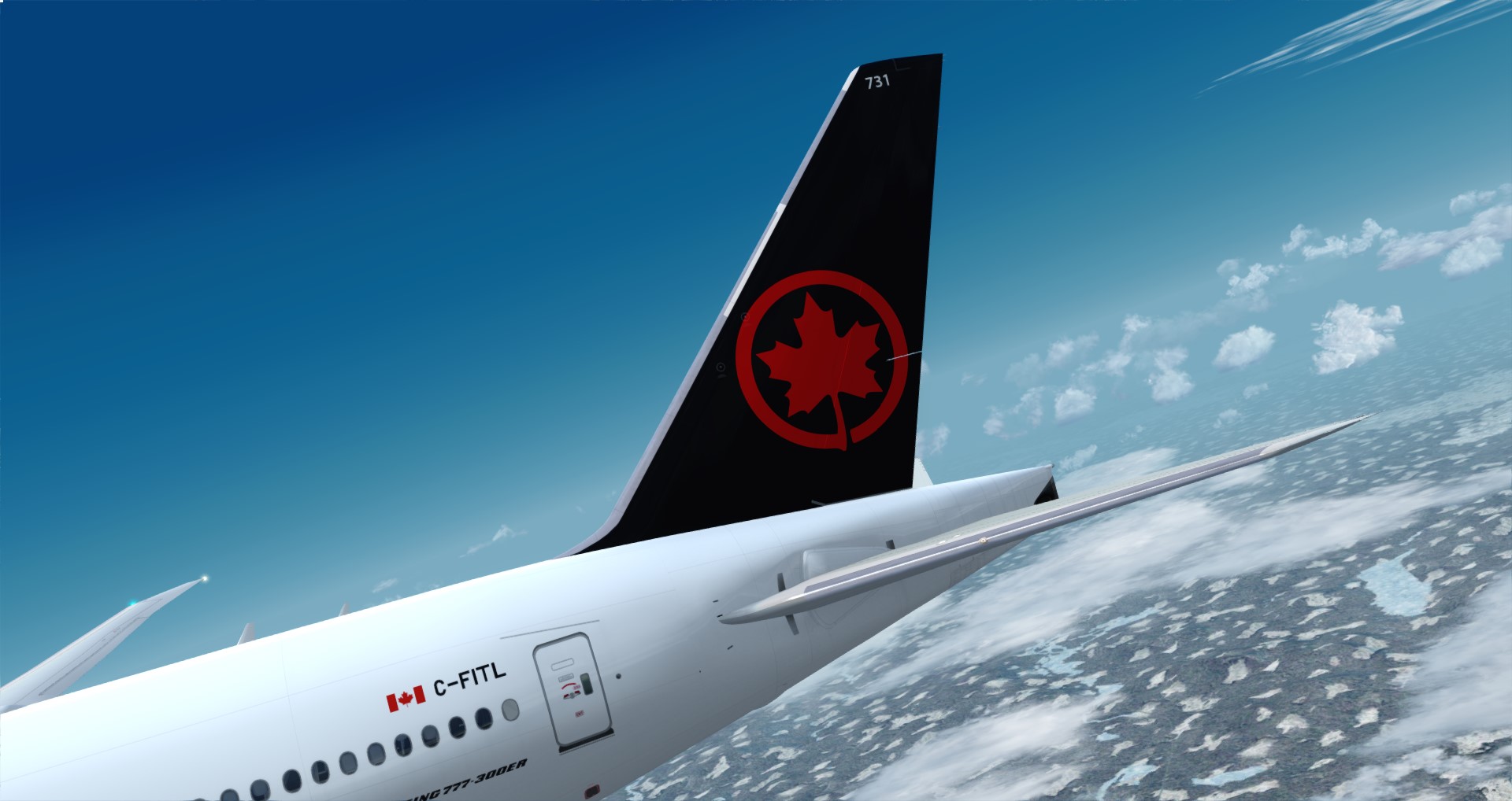 P3D V4 77W Air Canada CYUL-KMIA-8850 