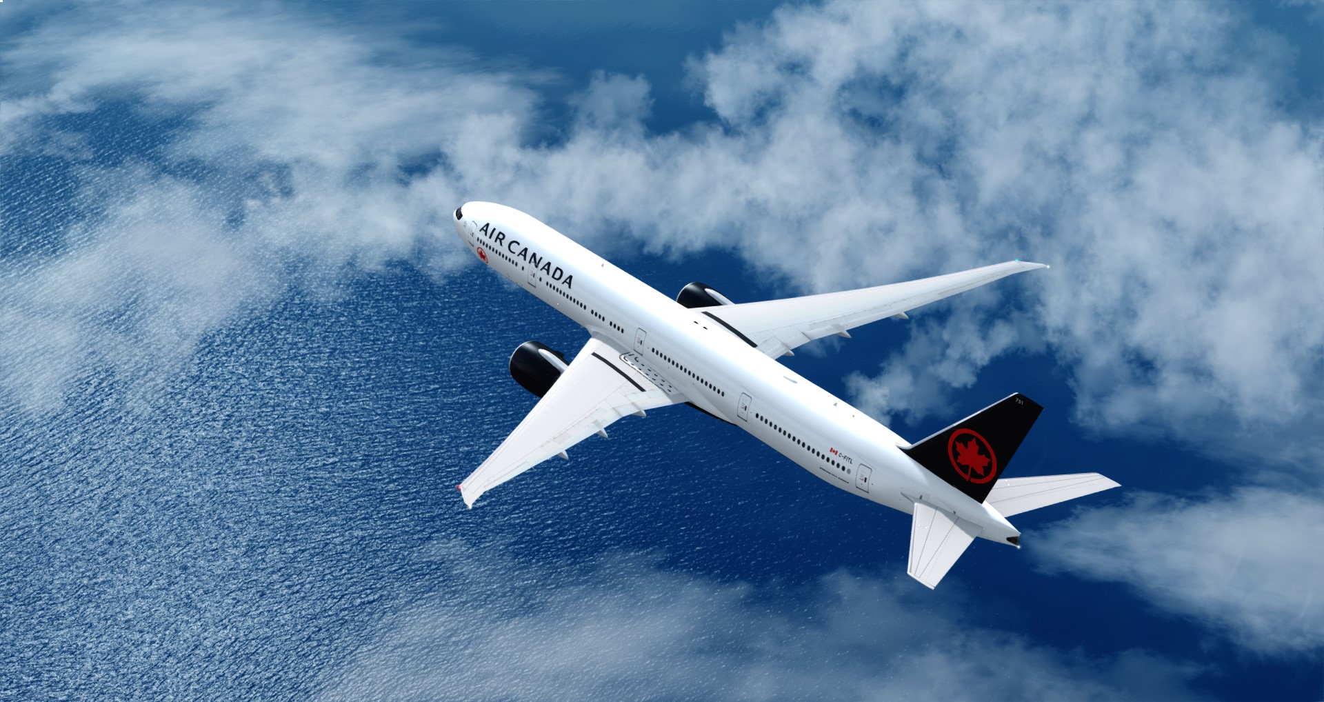 P3D V4 77W Air Canada CYUL-KMIA-4321 