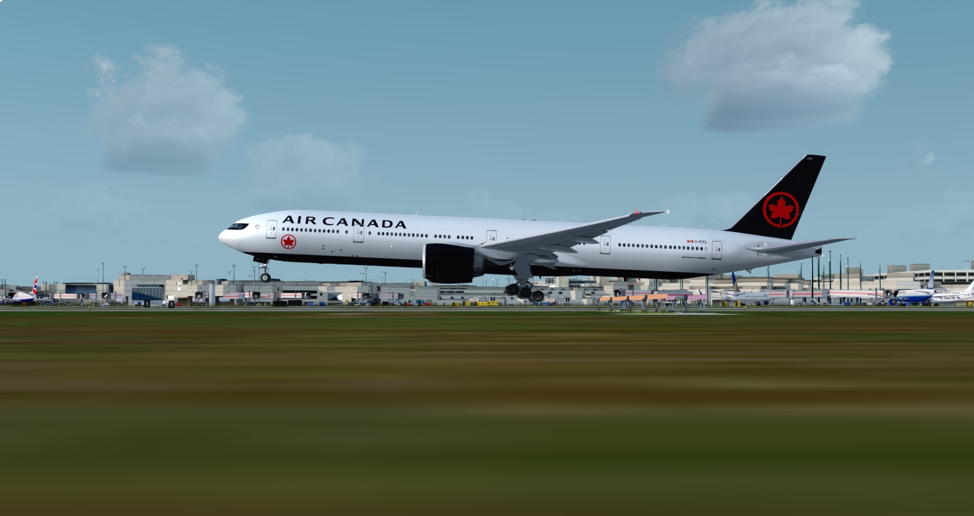 P3D V4 77W Air Canada CYUL-KMIA-1707 