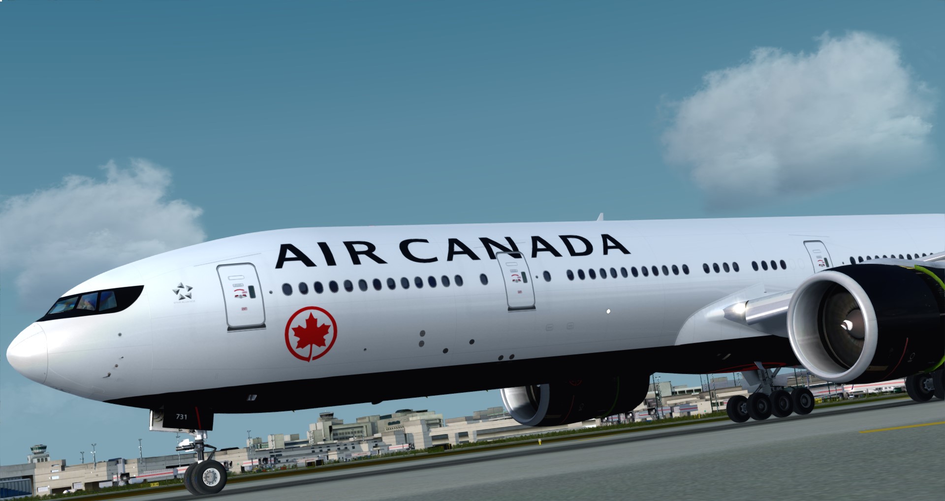 P3D V4 77W Air Canada CYUL-KMIA-8027 