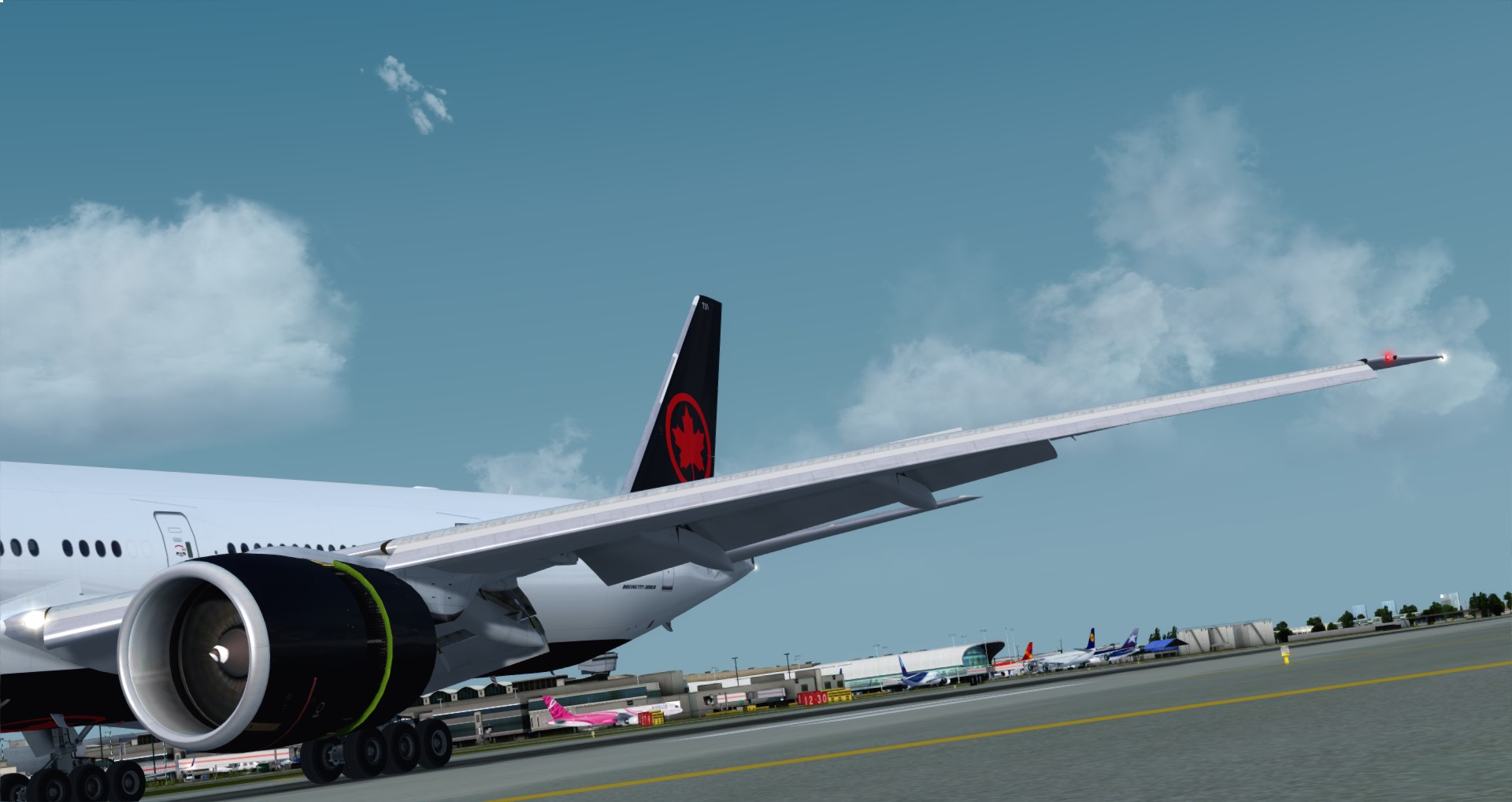 P3D V4 77W Air Canada CYUL-KMIA-9115 