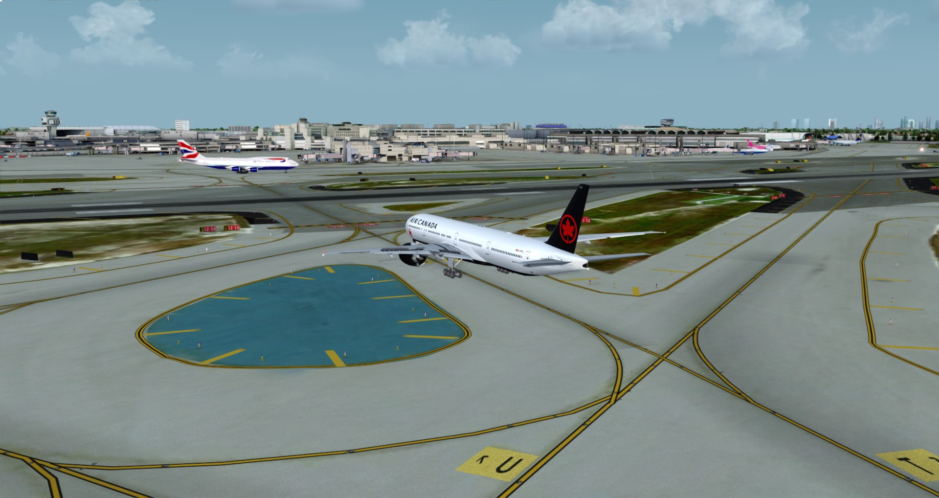 P3D V4 77W Air Canada CYUL-KMIA-7055 