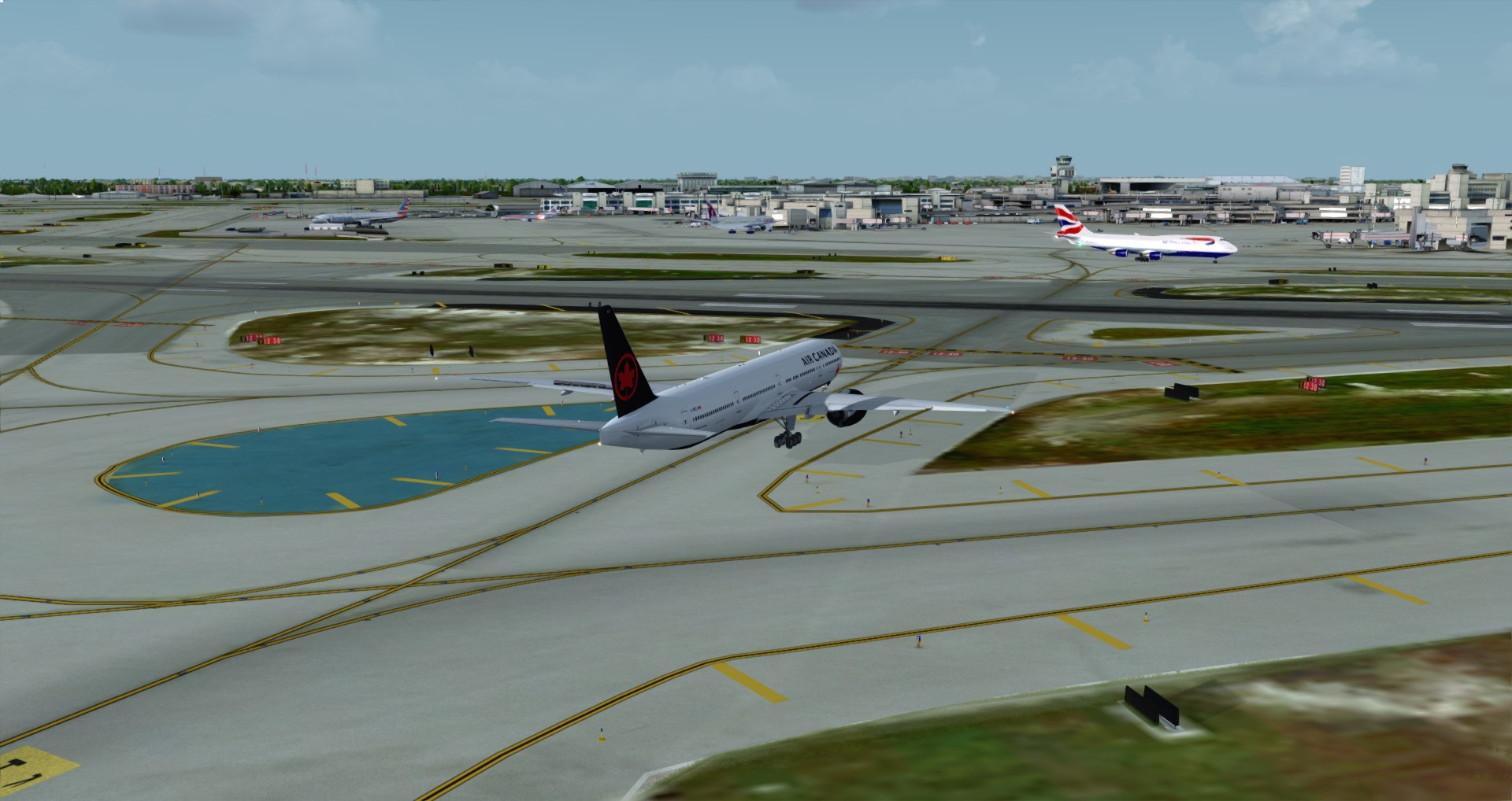 P3D V4 77W Air Canada CYUL-KMIA-9311 