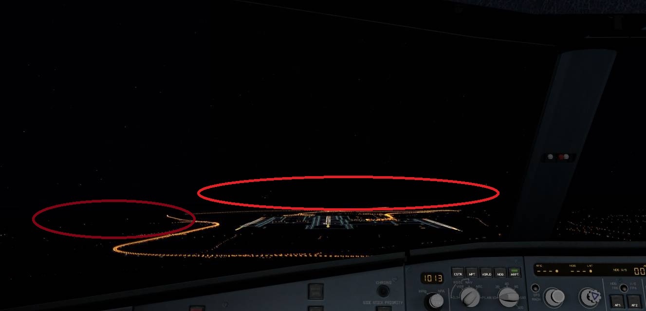 X-Plane 11夜间灯光加载距离的问题。-2040 