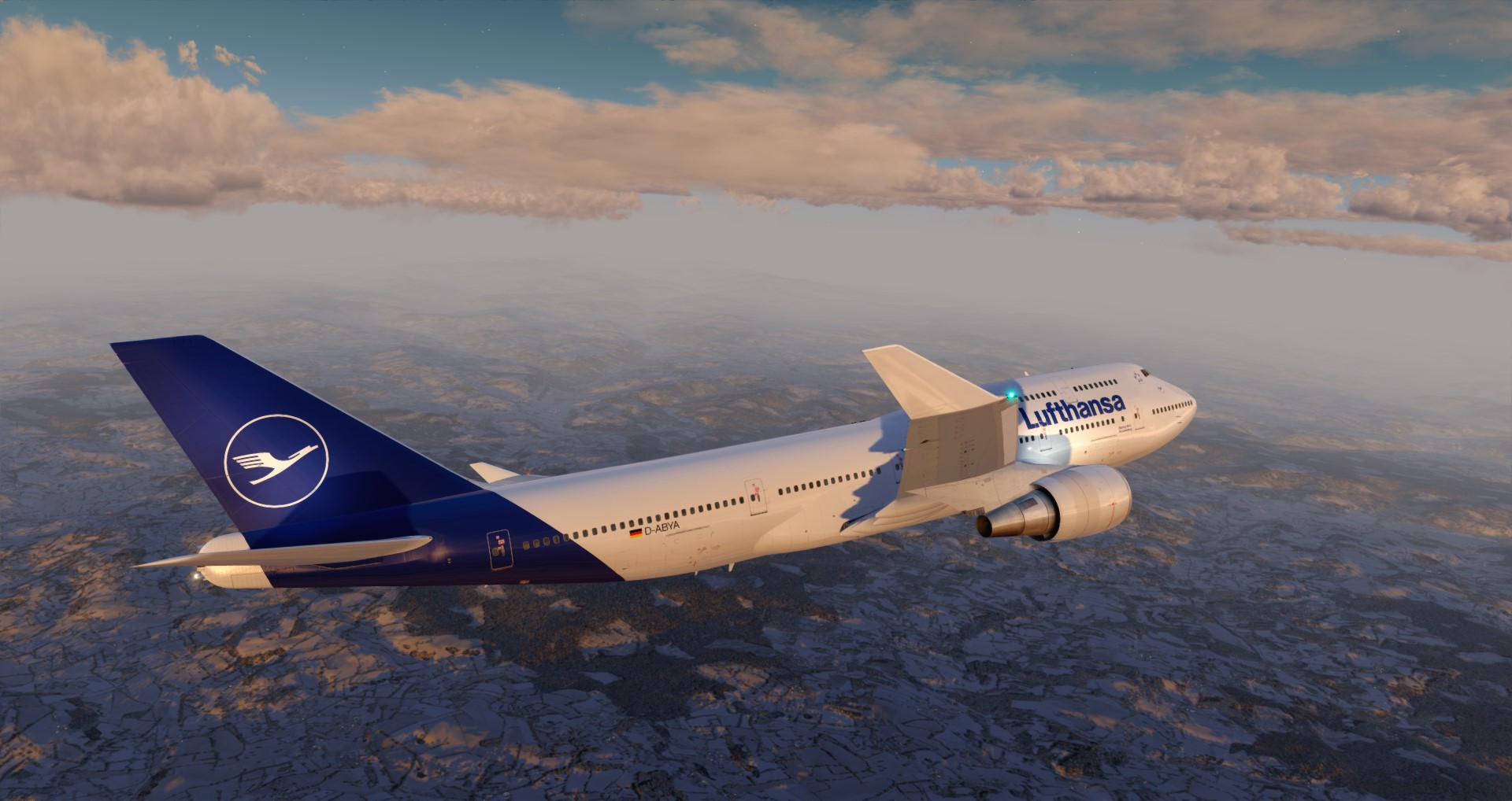 P3D V4 744 2018 Lufthansa EDDF-ZBAA-9549 