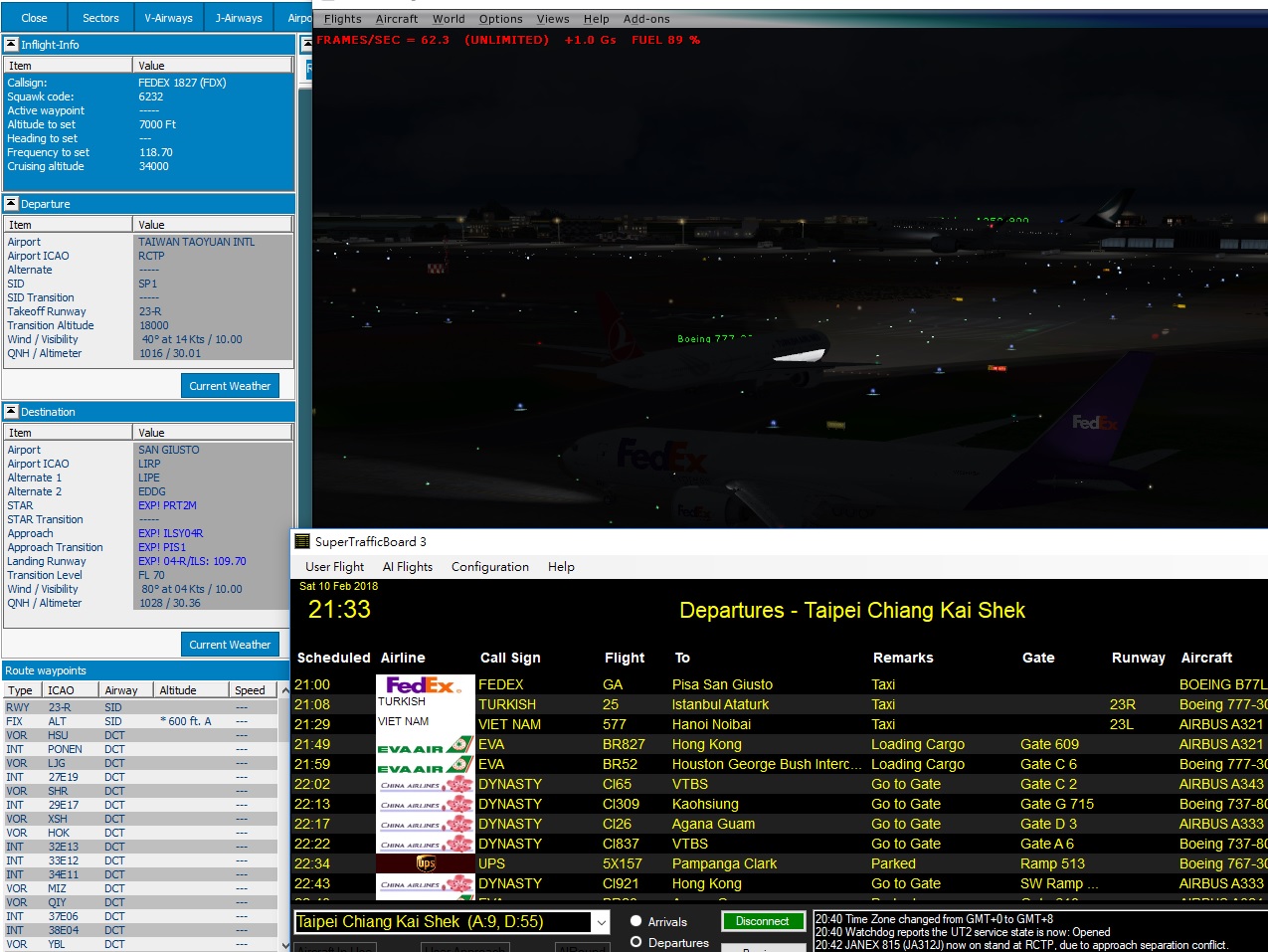今晚直飛義大利 跑到前等待-8829 