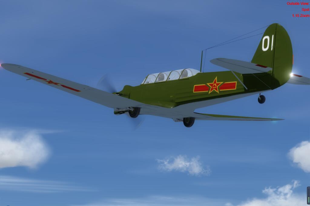 雅克-18【初教五】P3D V4.1-3389 