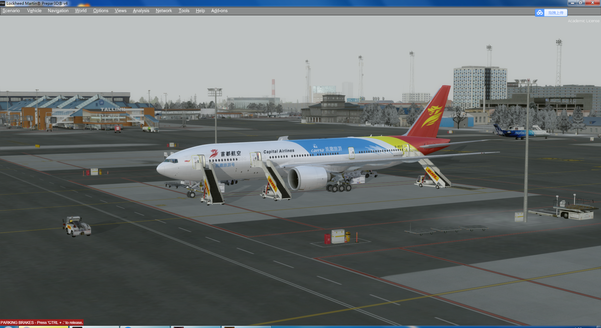 装完ORBX后 飞了一下感觉还行-10 