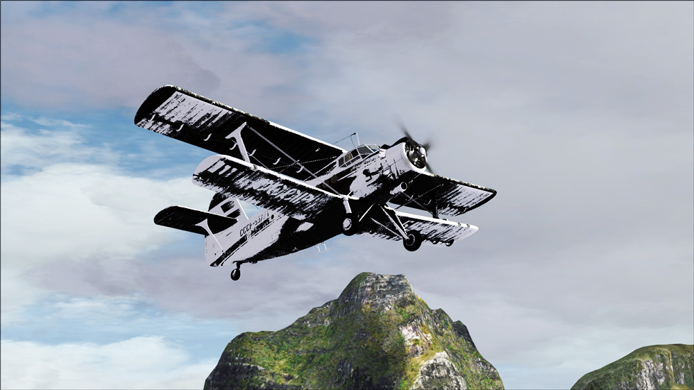 年代久远破飞机-3906 