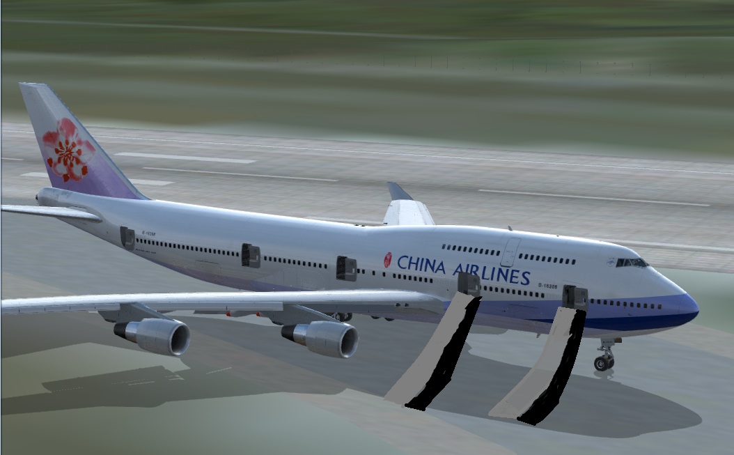 有驚無險的旅程 緊急迫降 4發失效-2978 