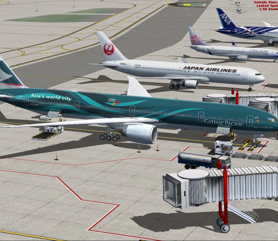 國泰航空 1187班機 風切改降松山-7390 