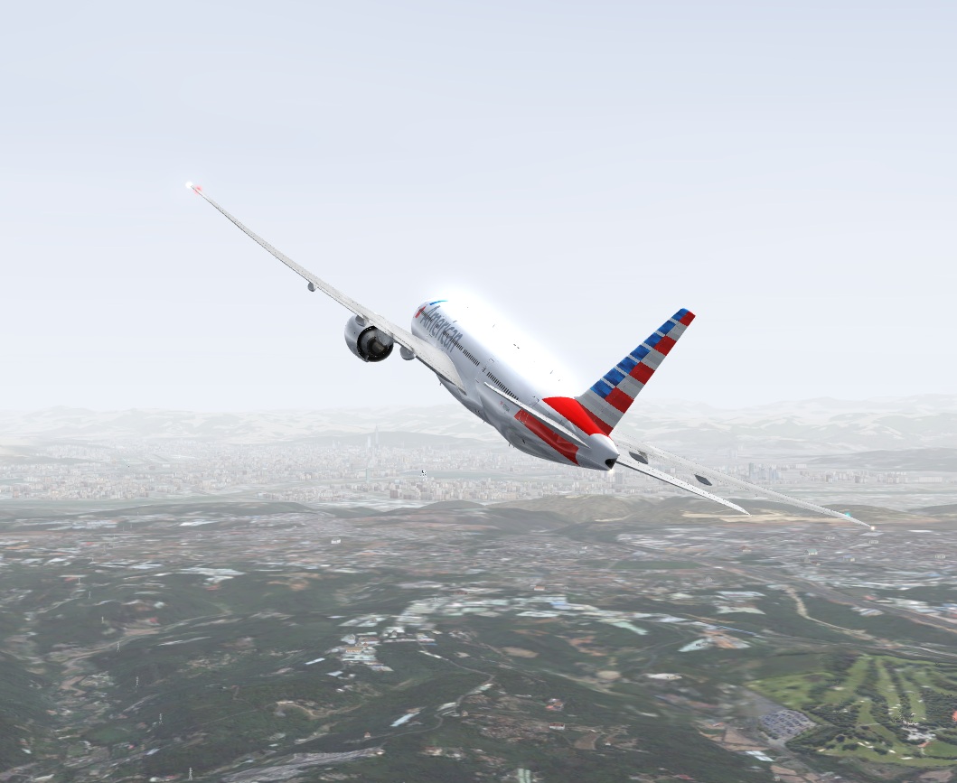 美航777首航桃園機場離場(圖多)-6839 