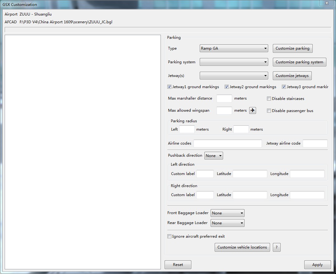 GSX 2.2不显示停机位列表-2410 