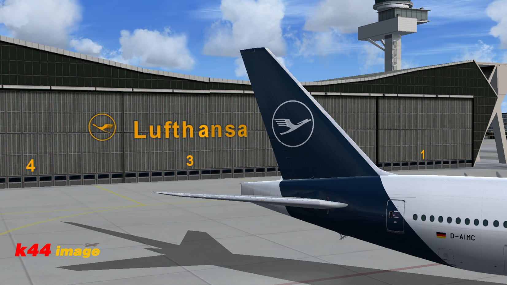 【k44】汉莎航空218新涂装B777-3276 