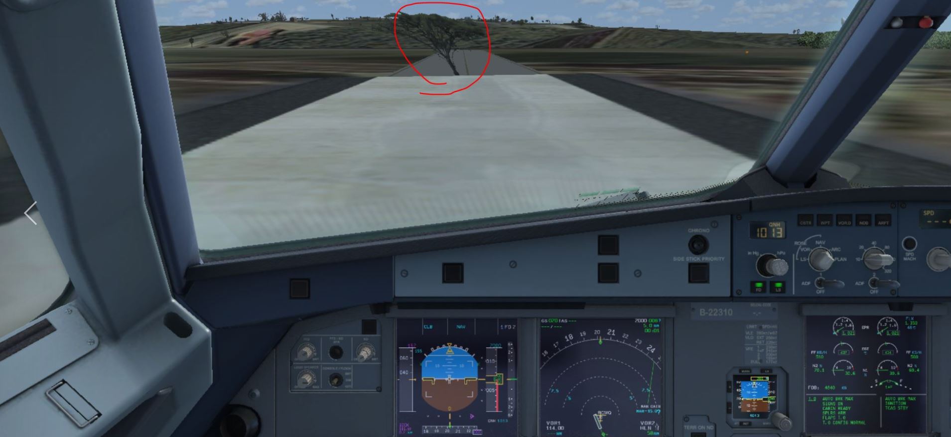 滑行道上有棵树怎么办?-4201 