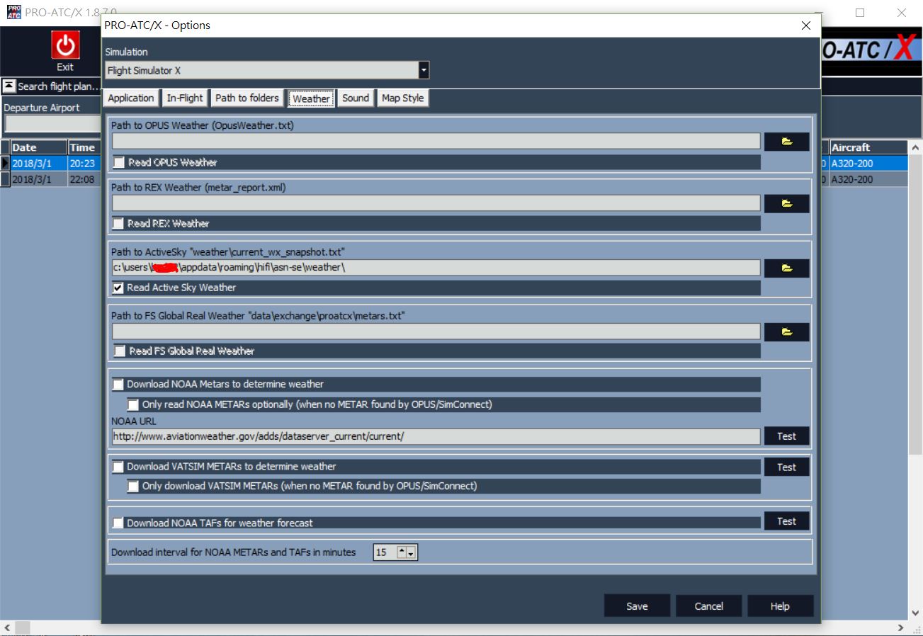 PRO-ATC-X怎么读不到active sky天气报告-8437 