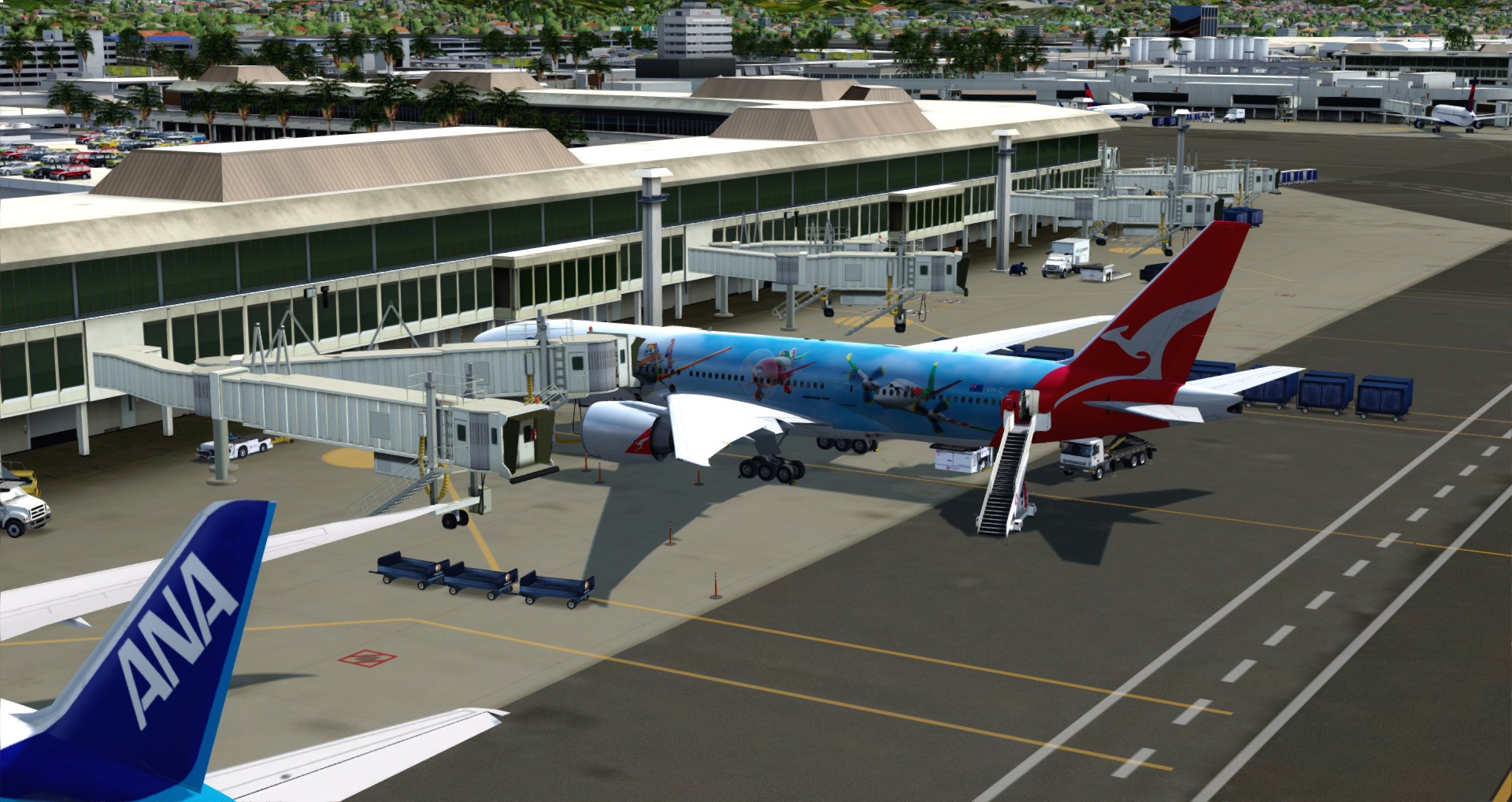 P3D V4 77L Qantas Airways PHNL-YSSY-5534 